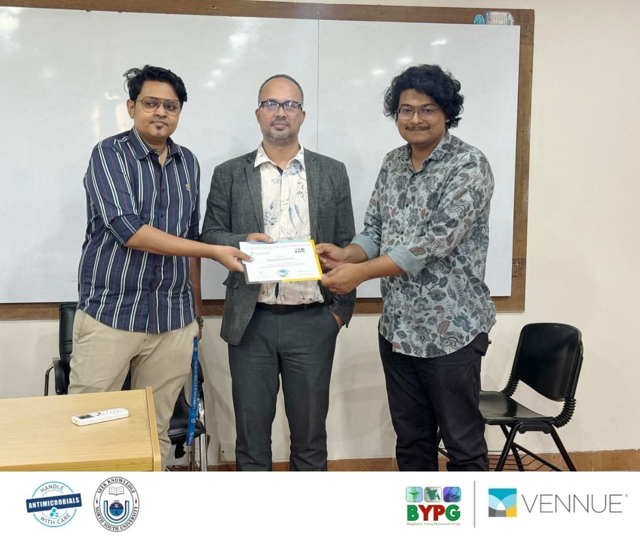 AMR Awareness seminar and certificate ceremony at NSU